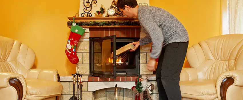 Rusted Metal Fireplace Restoration in Hastings, Minnesota
