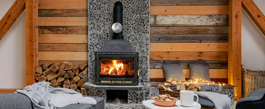 Thelin Hearth Products Direct Vent Gas Stove Fireplace Inspection in Hastings, Minnesota